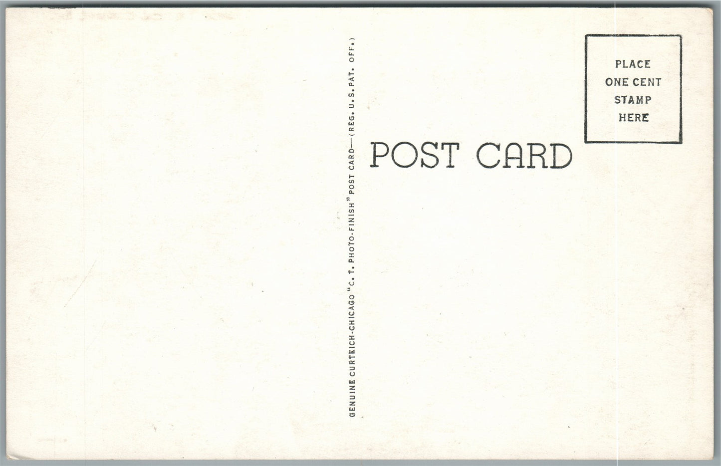KENTLAND IN HOTEL ANTIQUE POSTCARD