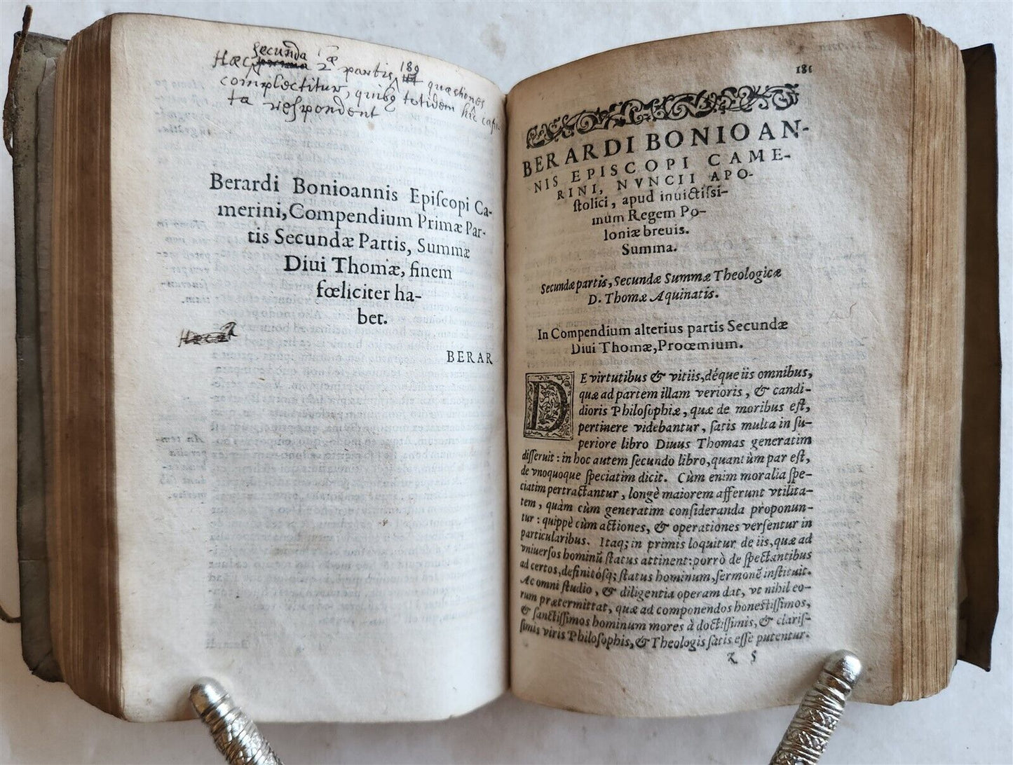 1579 Epitome in Universam Sacrosanctae Theologiae by Bongiovanni antique VELLUM