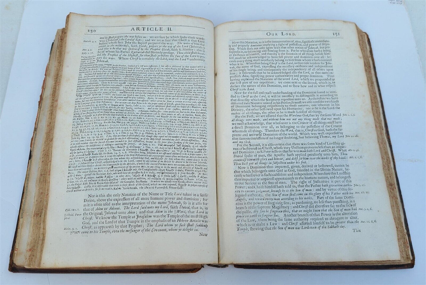 1692 EXPOSITION of the CREED by John Pearson antique FOLIO in ENGLISH theology