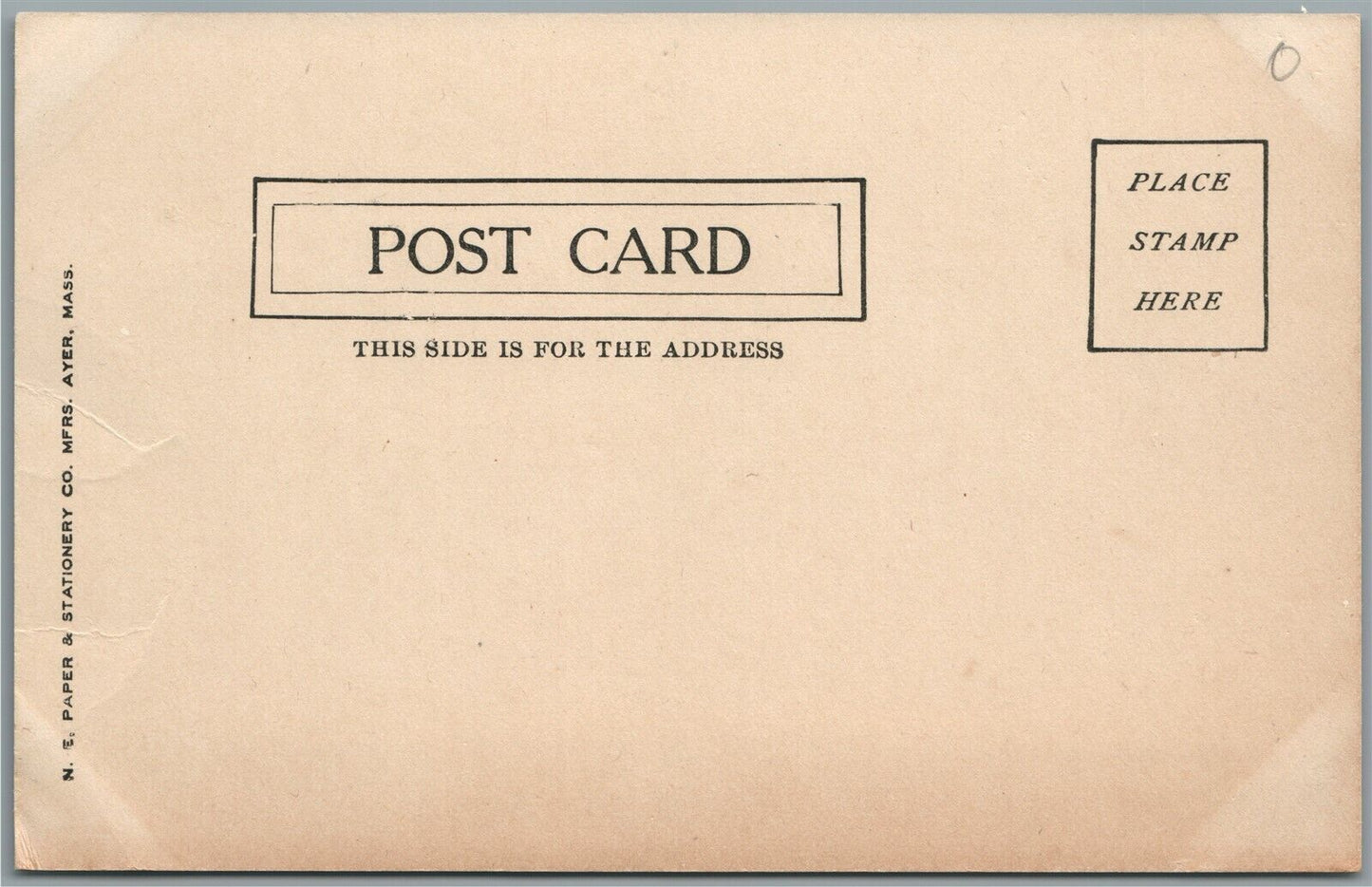 FALLS CREEK PA CHURCH ANTIQUE POSTCARD