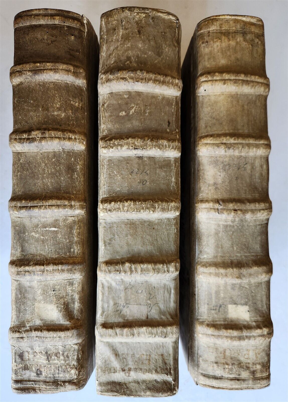 1470s INCUNABULA AMAZING 3 VOLUMES FOLIO SET antique INCUNABLE Pantheologia