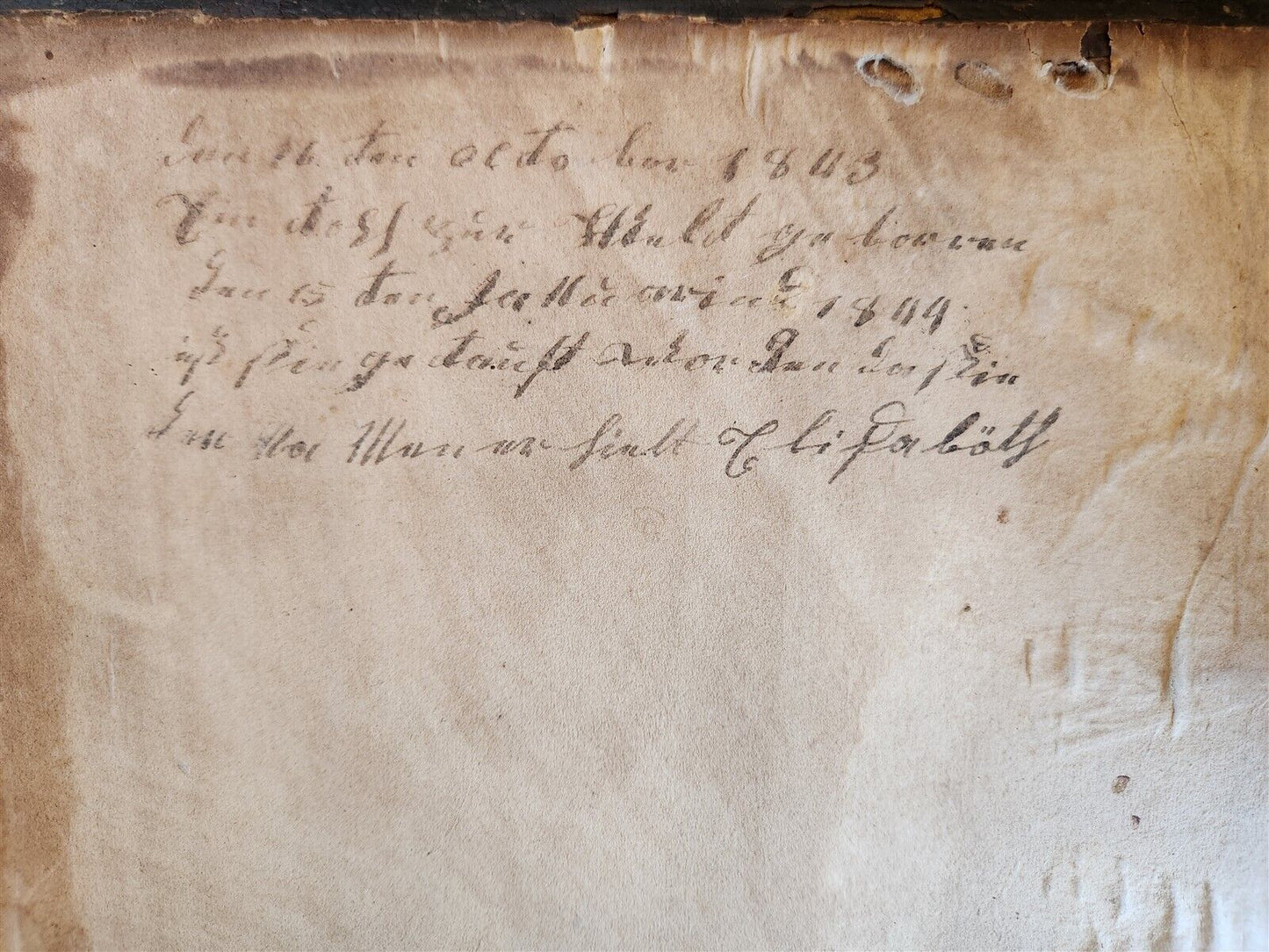 1819 BIBLE 1st Folio Ed PENNSYLVANIA GERMAN Lancaster PA JOHANN BAR antique RARE