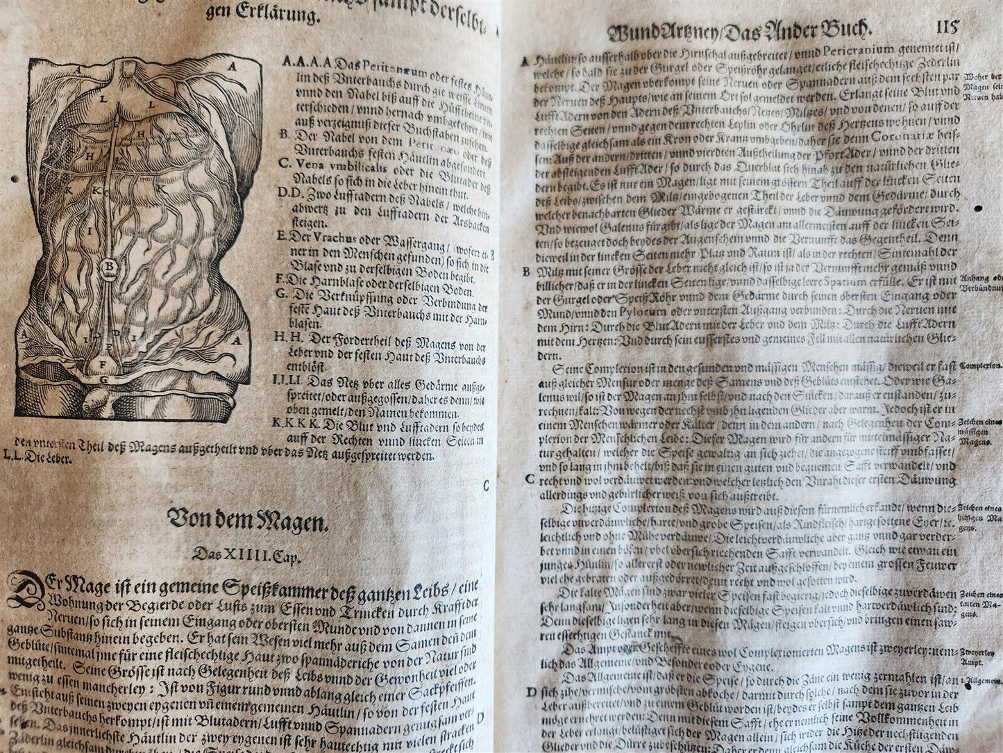 1601 WOUND MEDICINE antique ILLUSTRATED WundArtzney oder Artzney spiegell FOLIO