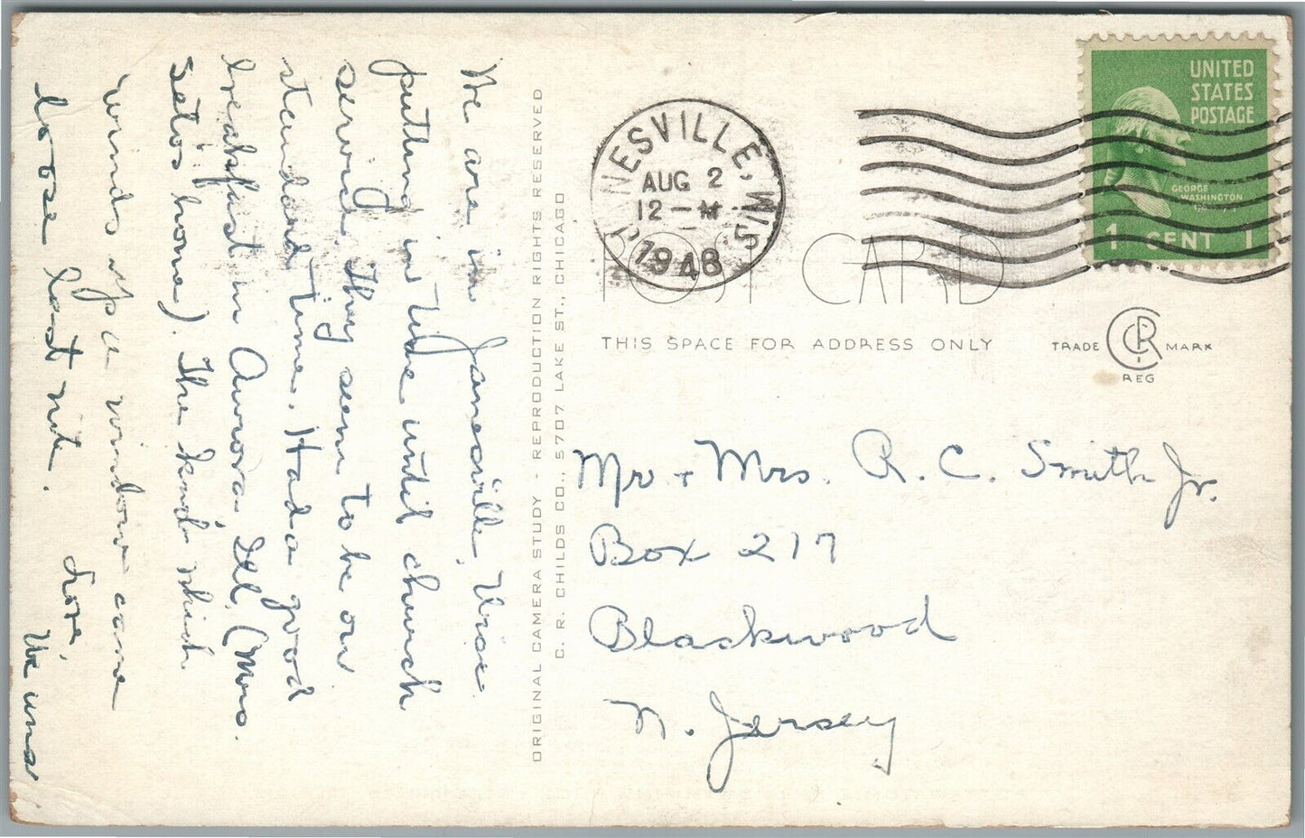 ST.CHARLES IL POTTAWATOMIE PARK SWIMMING POOL VINTAGE POSTCARD