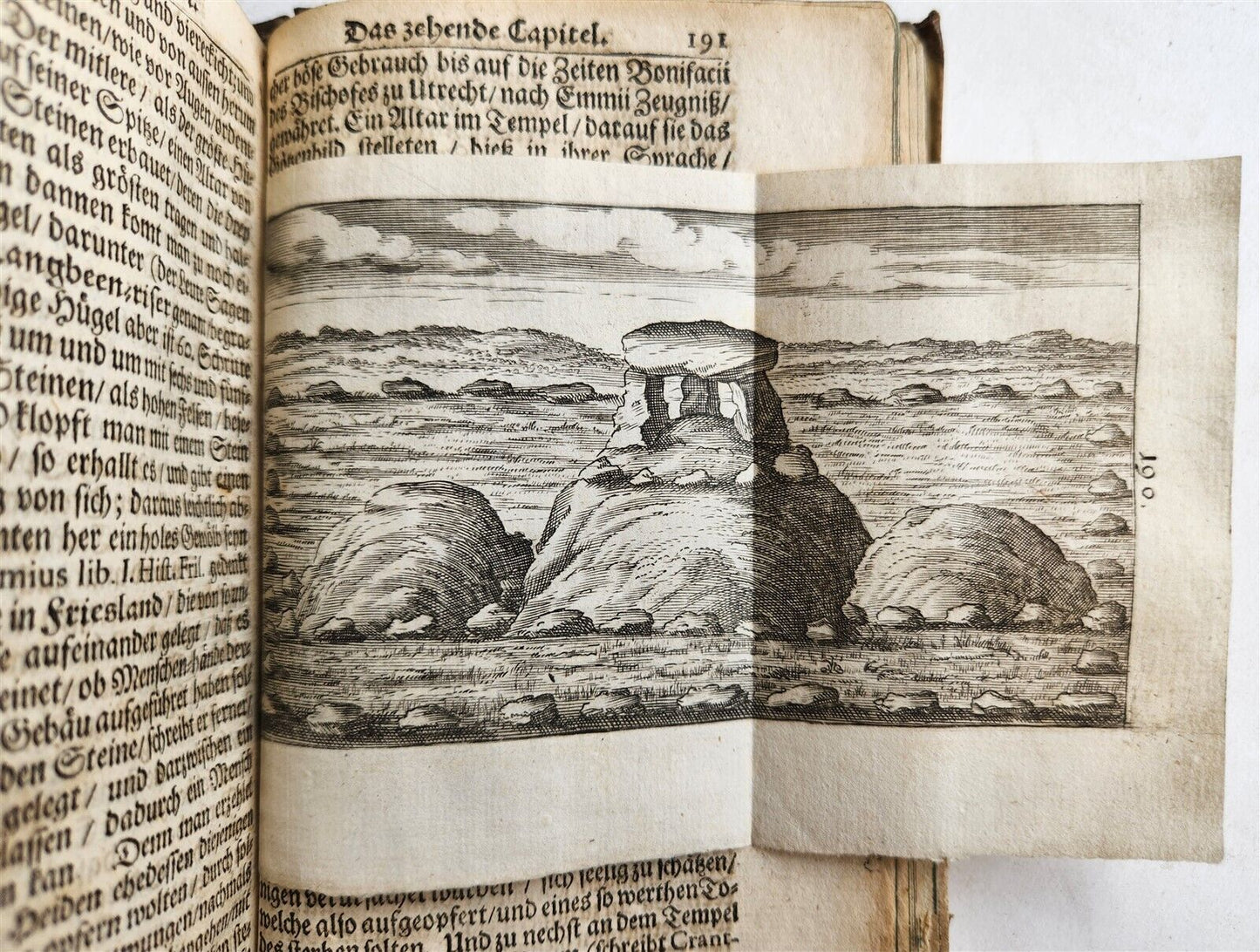 1674 WORLD'S RELIGIOUS SERVICES FULLY ILLUSTRATED antique VELLUM BINDING