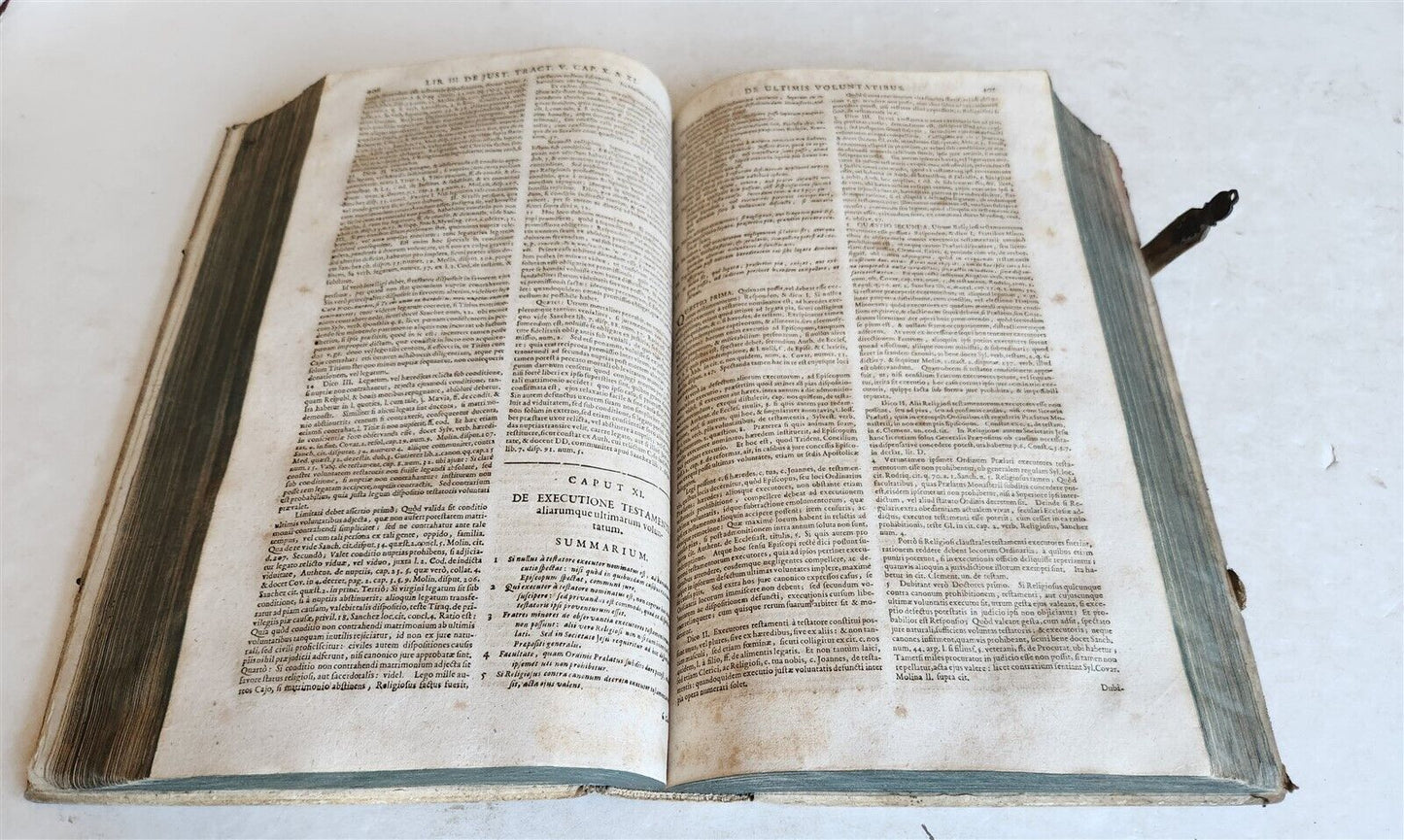 1709 THEOLOGY by PAUL LAYMANN antique BLIND STAMPED PIGSKIN BOUND FOLIO