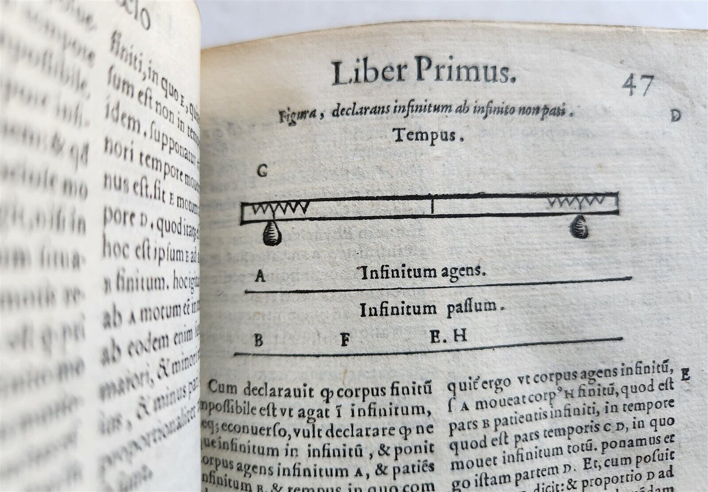 1574 ARISTOTLE antique ILLUSTRATED COSMOLOGICAL TREATISE DE COELO 16 cent VELLUM