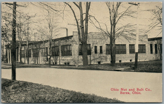 BEREA OH NUT & BOLT COMPANY ANTIQUE POSTCARD