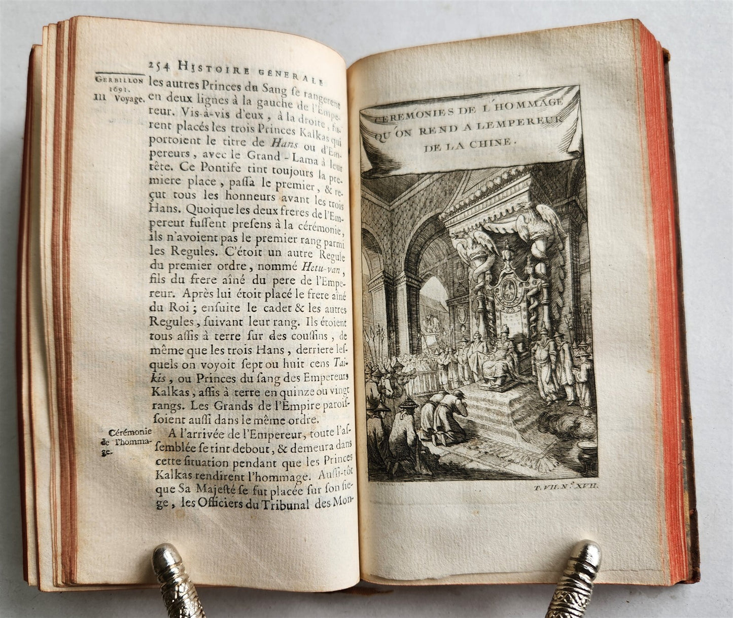 1749 HISTOIRE des VOYAGES antique vol. 28 illustrated CHINA TRAVELS