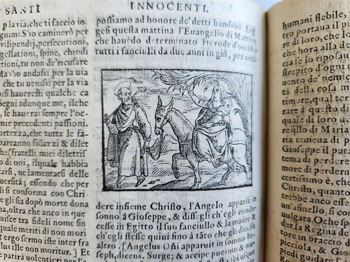 1578 ILLUSTRATED DELLE HOMELIE by Pittorio da Ferrara antique VELLUM BINDING