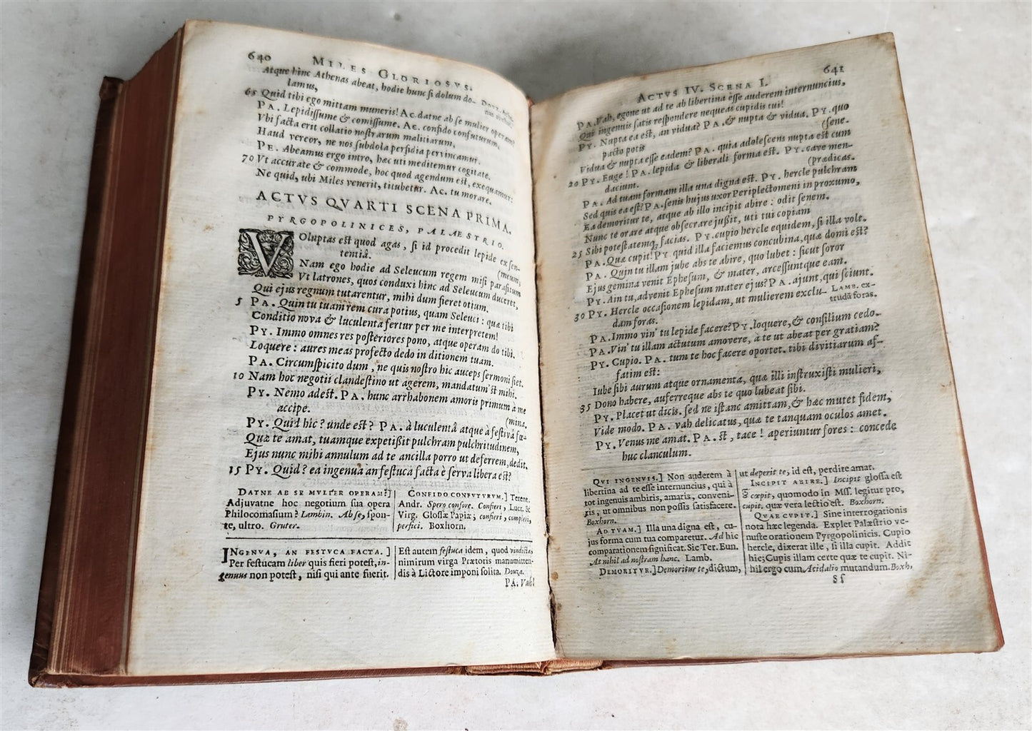 1645 COMEDIES by PLAUTUS antique