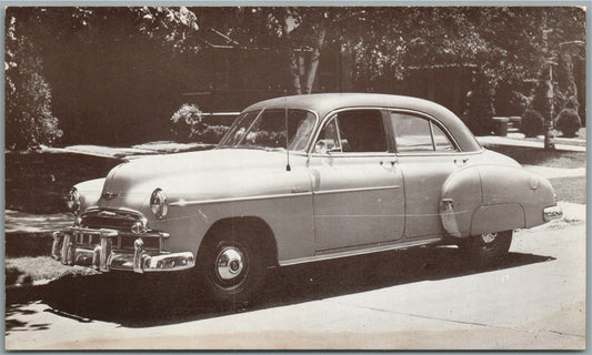 1949 CHEVROLET STYLELINE 4 -DOOR SEDAN VINTAGE POSTCARD