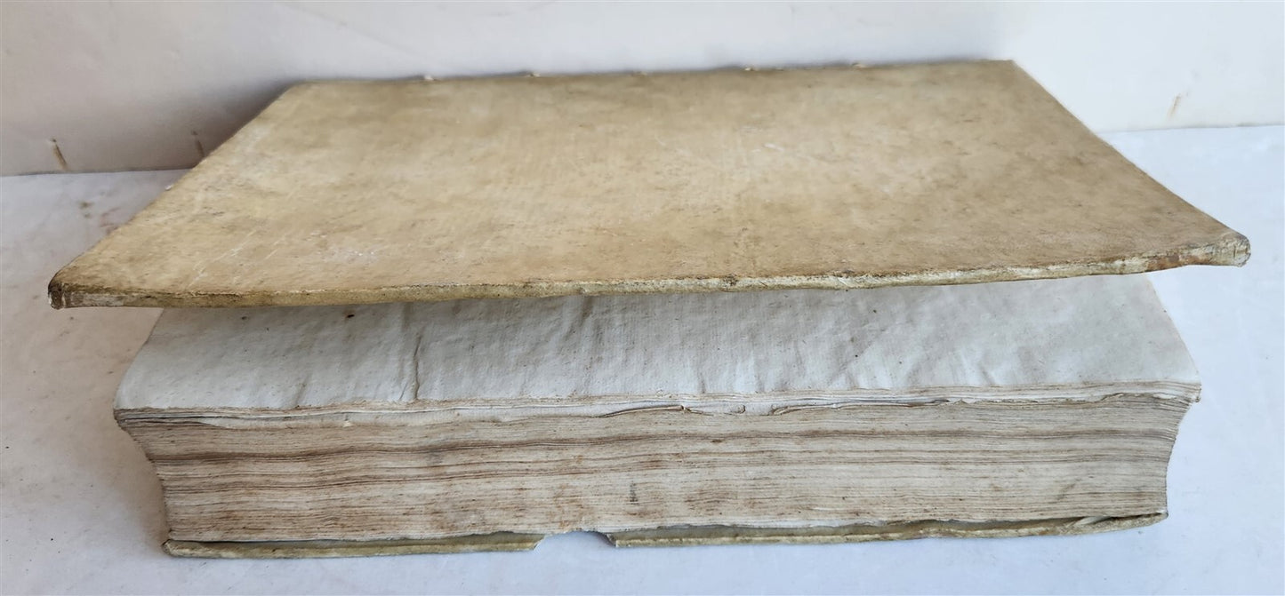 1708 LAW BOOK Consultationum sive rerum judicatarum antique VELLUM BOUND FOLIO