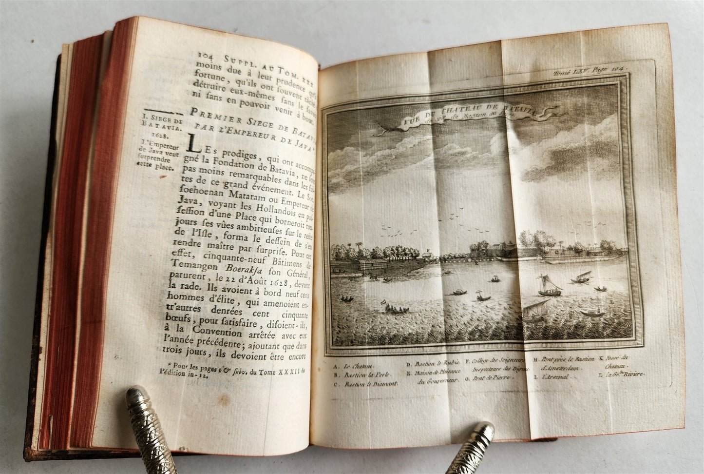 1766 HISTOIRE des VOYAGES VOL. 65 antique illustrated TRAVELS to INDONESIA