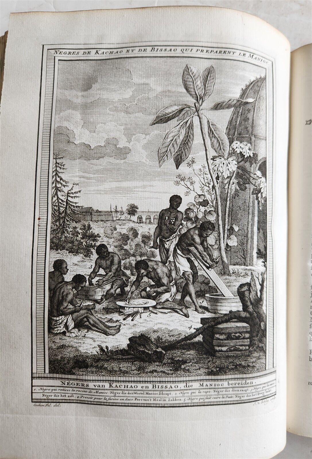 1747 TRAVELS TO AFRICA antique Histoire generale des voyages vol. 3 ILLUSTRATED