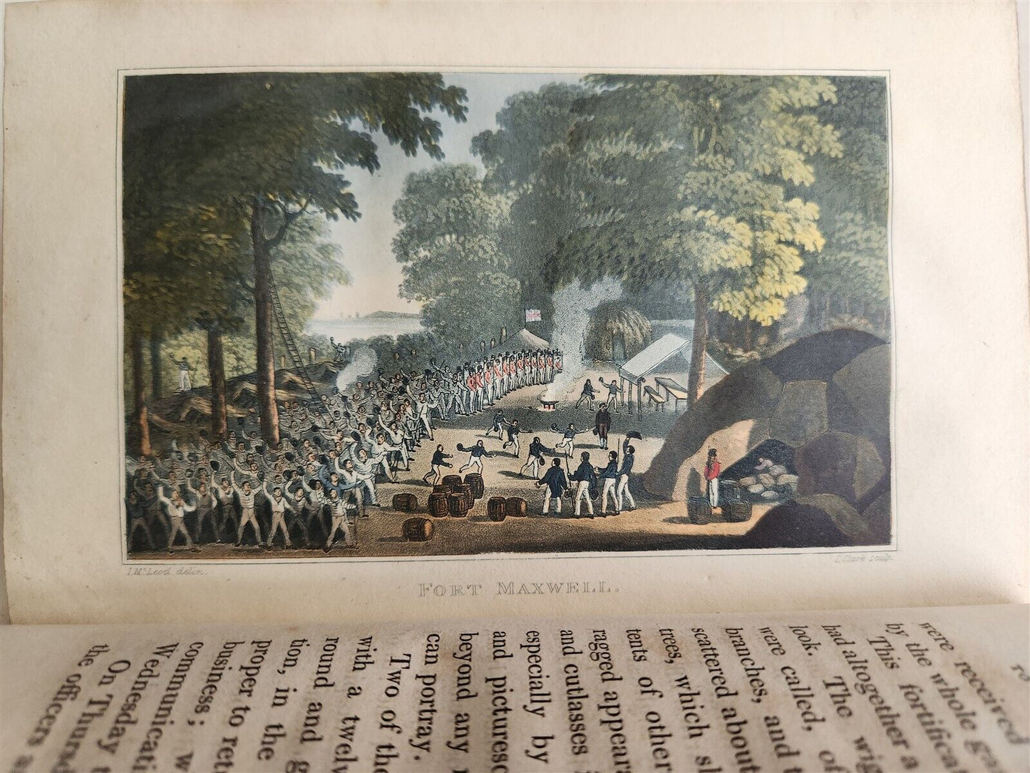 1820 VOYAGE OF SHIP ALCESTE TO CHINA COREA & ISLAND OF LEWCHEW antique SHIPWRECK