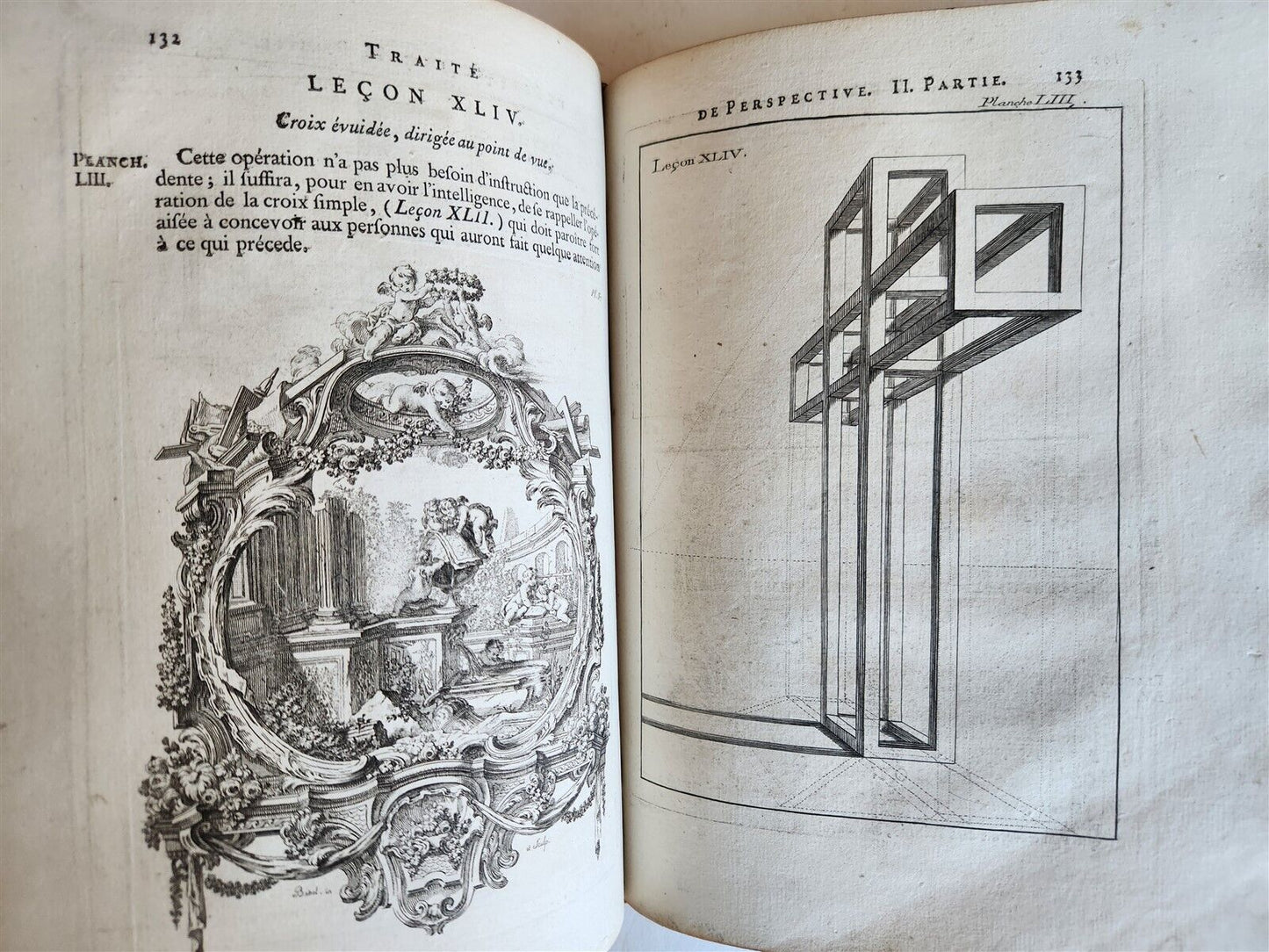 1750 TREATISE on PERPECTIVE for USE of ARTISTS antique ILLUSTRATED w/ 110 PLATES