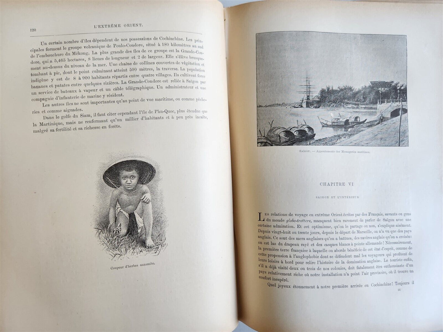 1887 L'EXTREME ORIENT ILLUSTRATED antique SIAM CHINA JAPAN