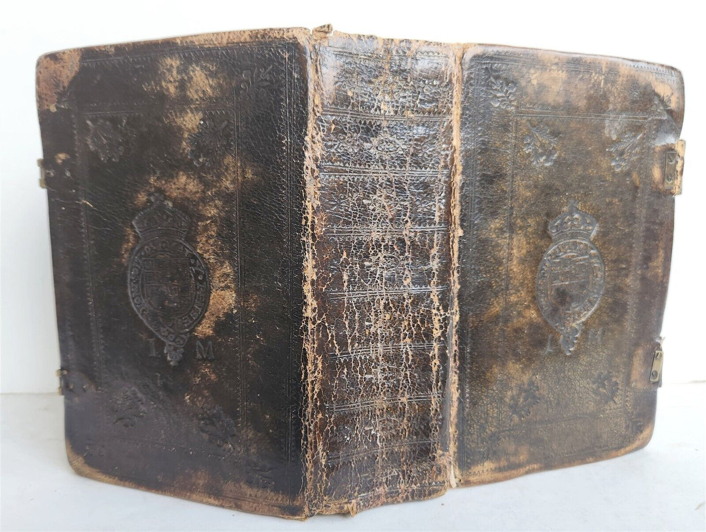1648 BIBLE in ENGLISH antique Old & New Testament LONDON ILLUSTRATED 114 PLATES