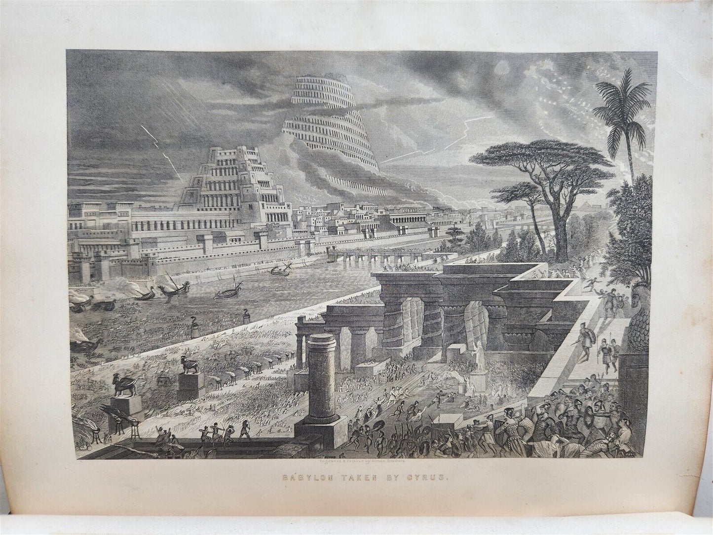 1870s BIBLE SALESMAN SAMPLE RARE antique AMERICANA ILLUSTRATED FOLIO G. DORE