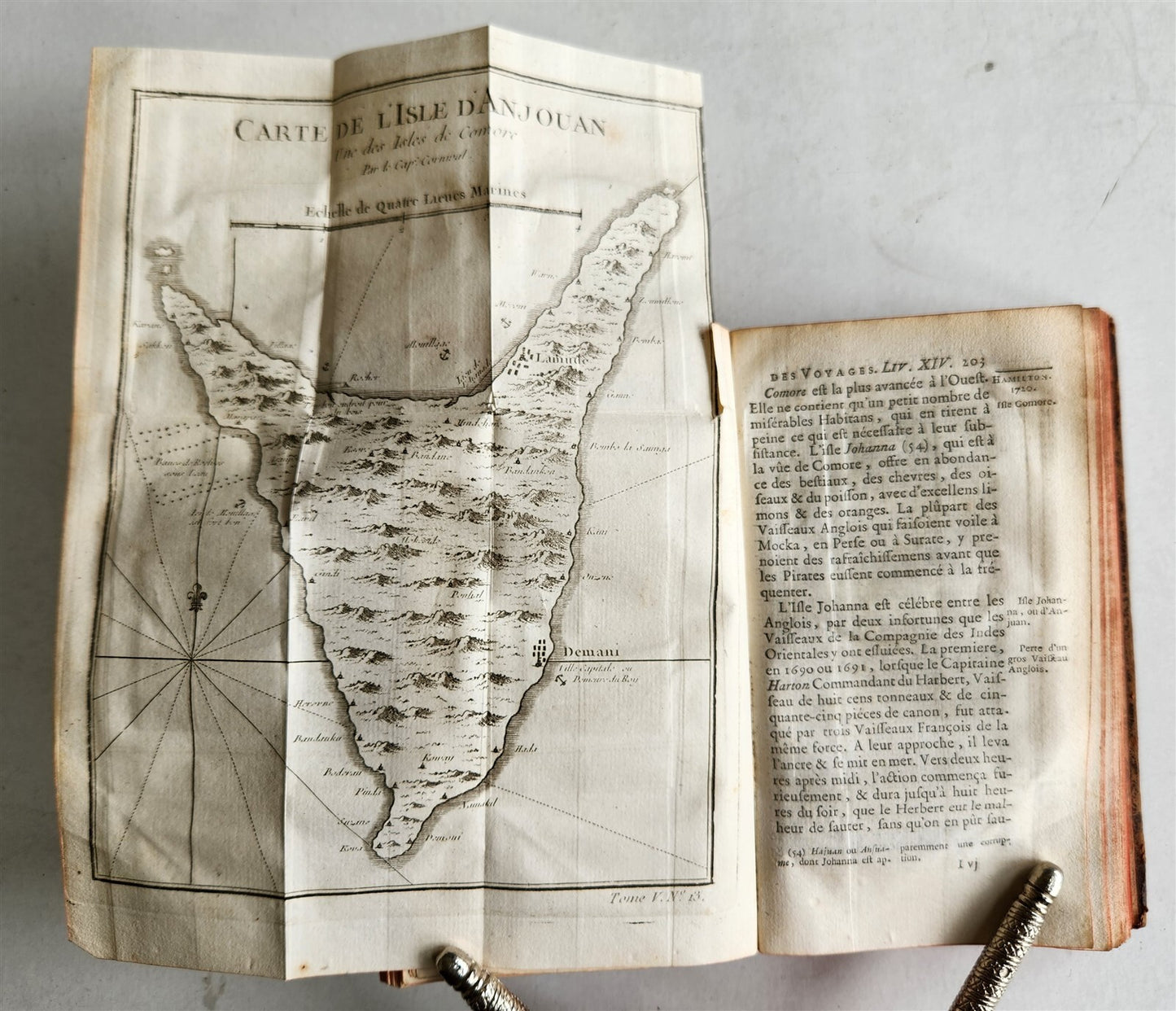 1749 HISTOIRE des VOYAGES antique vol. 18 CHINA & AFRICA illustrated MOZAMBIQUE