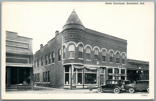 KENTLAND IN HOTEL ANTIQUE POSTCARD