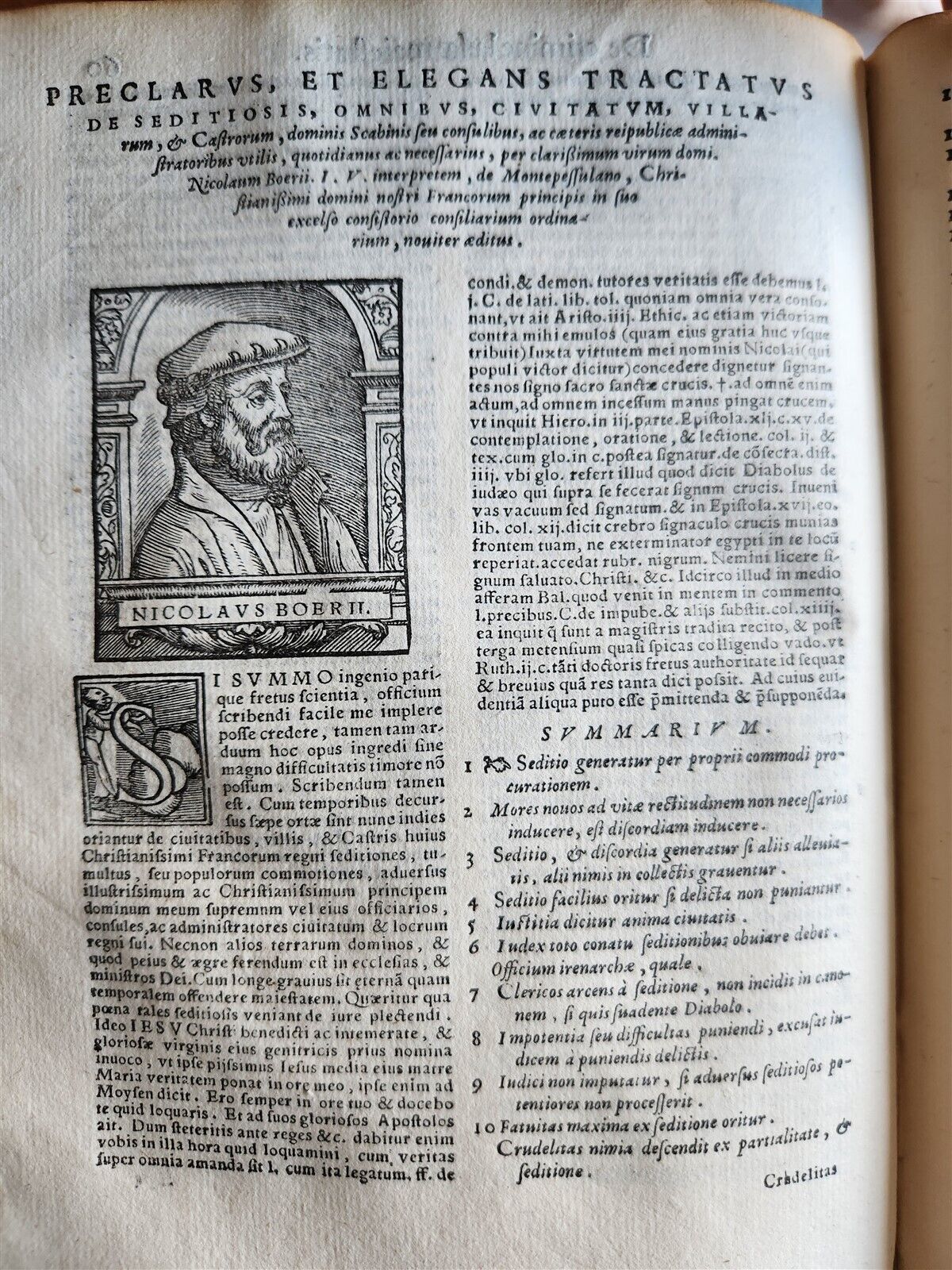 1563 ILLUSTRATED LAW BOOK by Giovanni Ziletti antique Vellum binding 16th CENT.