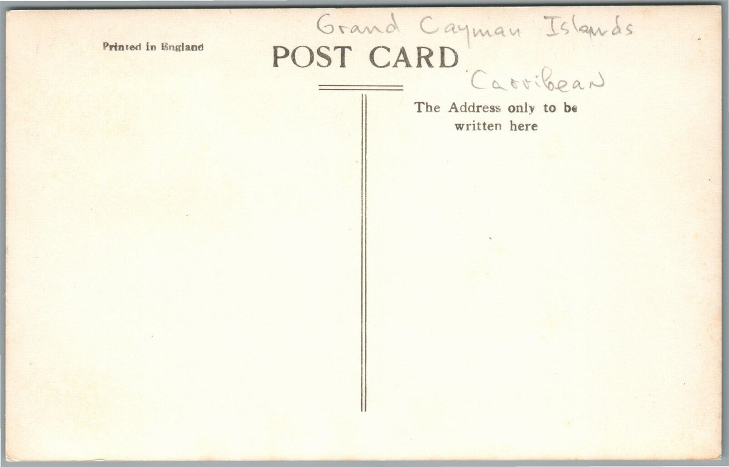 GRAND CAYMAN ISLANDS B.W.I. PAGEANT BEACH HOTEL ANTIQUE REAL PHOTO POSTCARD RPPC