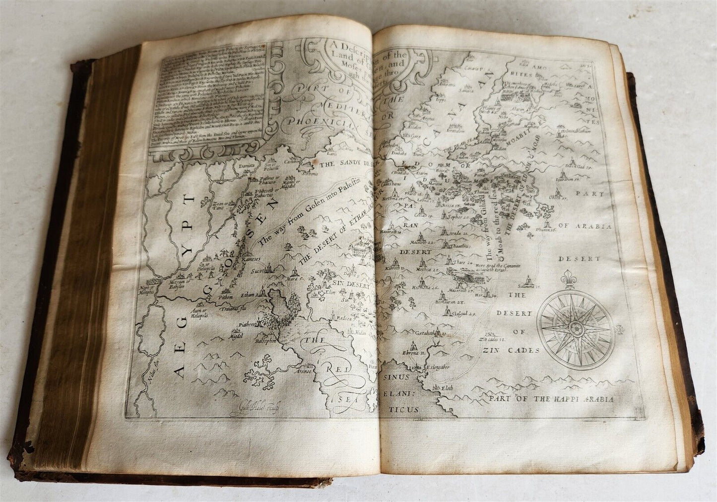 1666 HISTORY OF THE WORLD by WALTER RALEIGH antique ILLUSTRATED FOLIO w/ 8 MAPS
