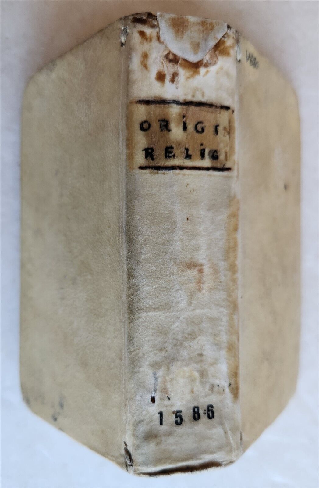 1595 FRANCISCI VALLESII Biblical natural history antique 16th CENTURY vellum