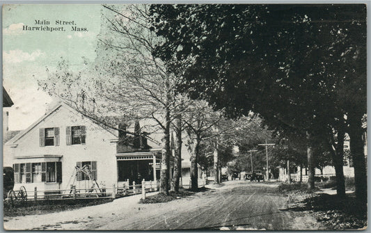 HARWICHPORT MA MAIN STREET ANTIQUE POSTCARD