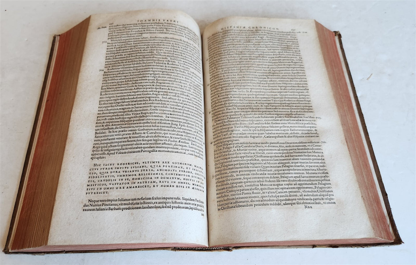 1603 HISTORY of SPAIN LUSITANIA ETHIOPIA INDIA antique FOLIO ILLUSTRATED w/ MAPS
