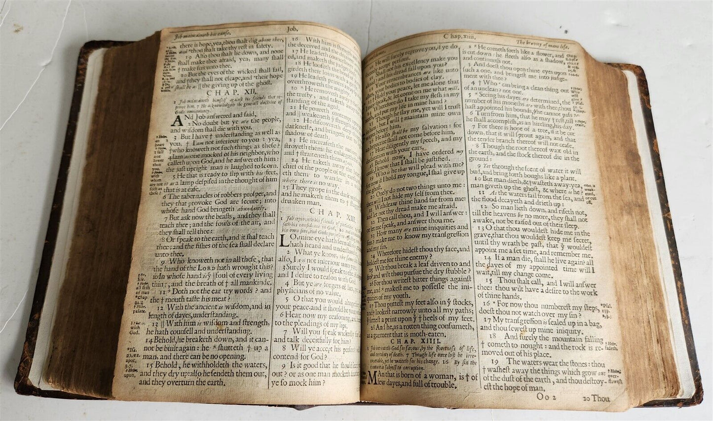 1655 BIBLE in ENGLISH OLD & NEW TESTAMENT antique LONDON KING JAMES