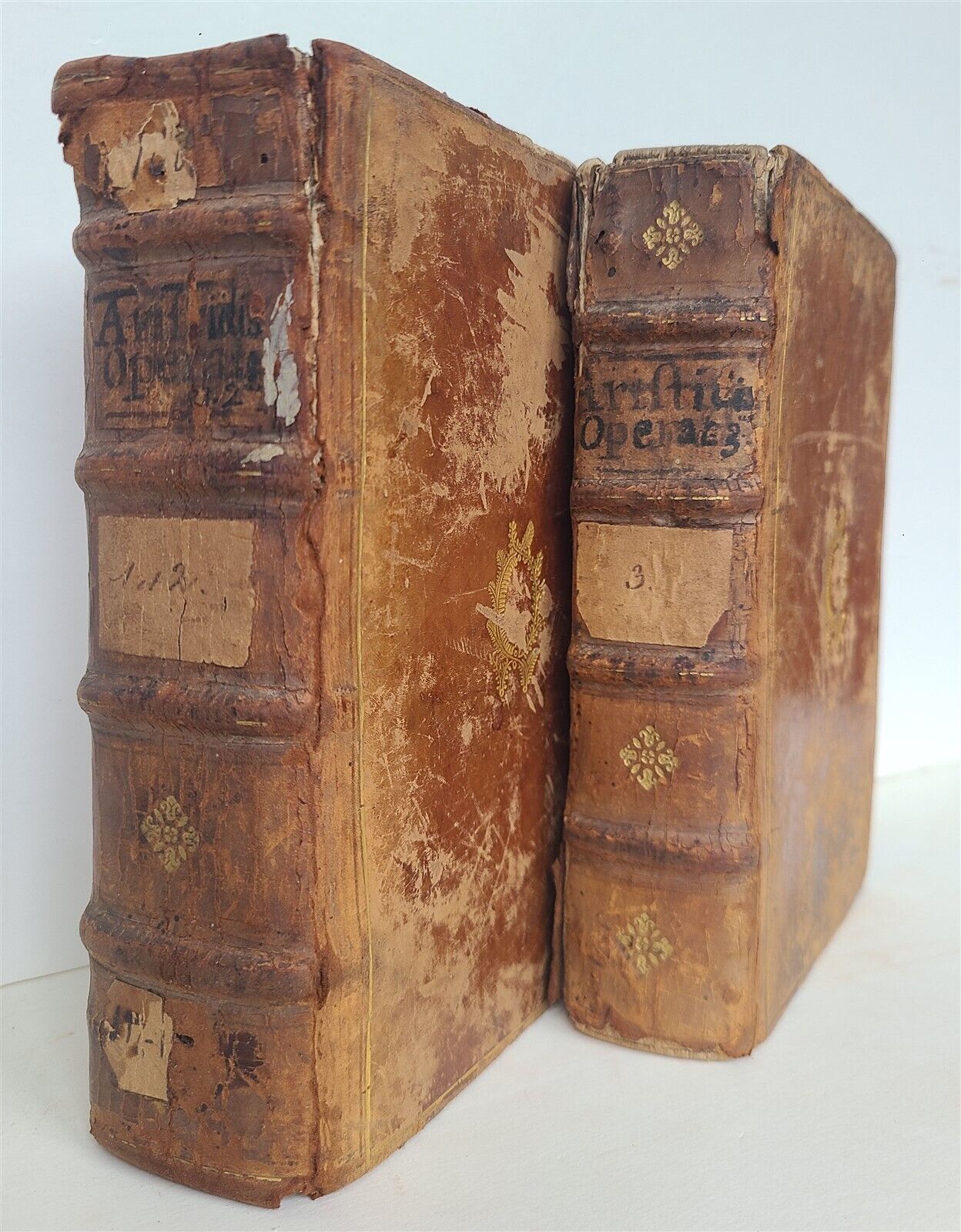 1604 AELIUS ARISTIDES 2 VOLUMES antique Adrianensis Oratoris Clarissimi RARE