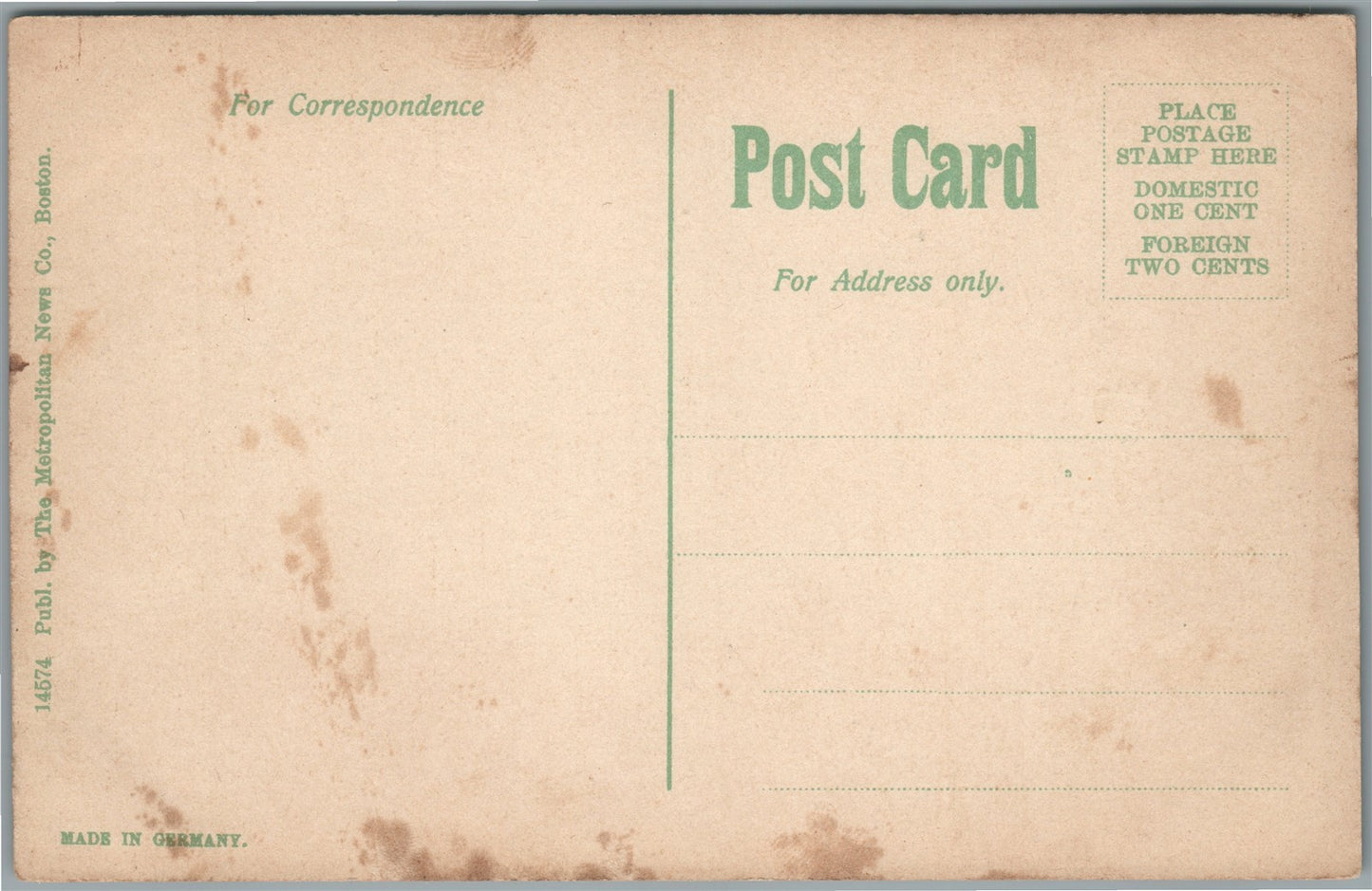 USS VERMONT SHIP ANTIQUE POSTCARD