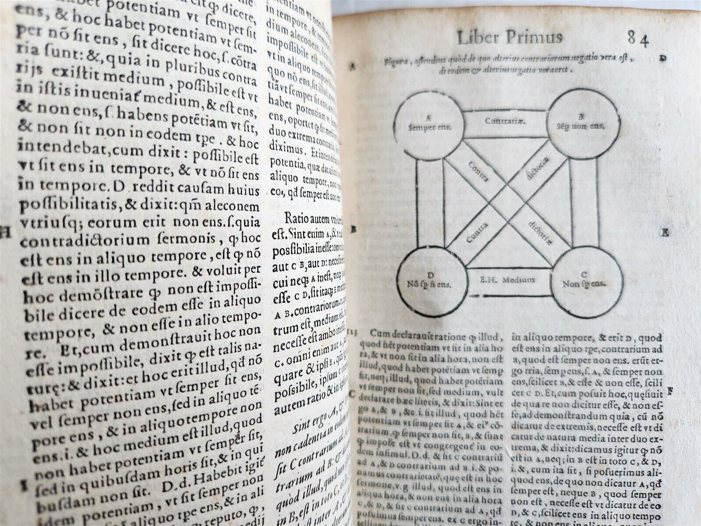 1574 ARISTOTLE 6 VOLS SET ILLUSTRATED antique VELLUM BINDINGS MANUSCRIPT SPINES