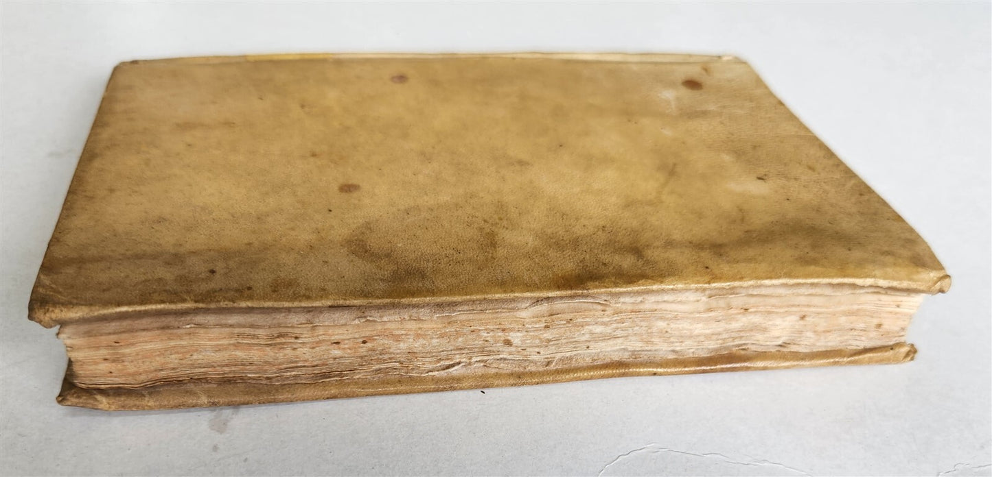 1727 GRACES & MIRACLES of GOD antique in ITALIAN vellum bound