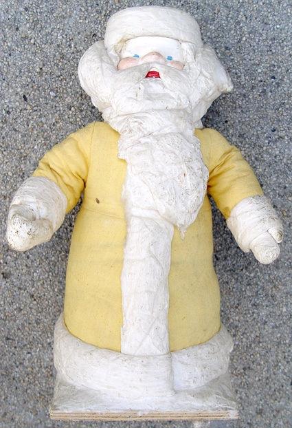 NICE OLD RUSSIAN CHRISTMAS COTTON SANTA HEIGHT 13.5"