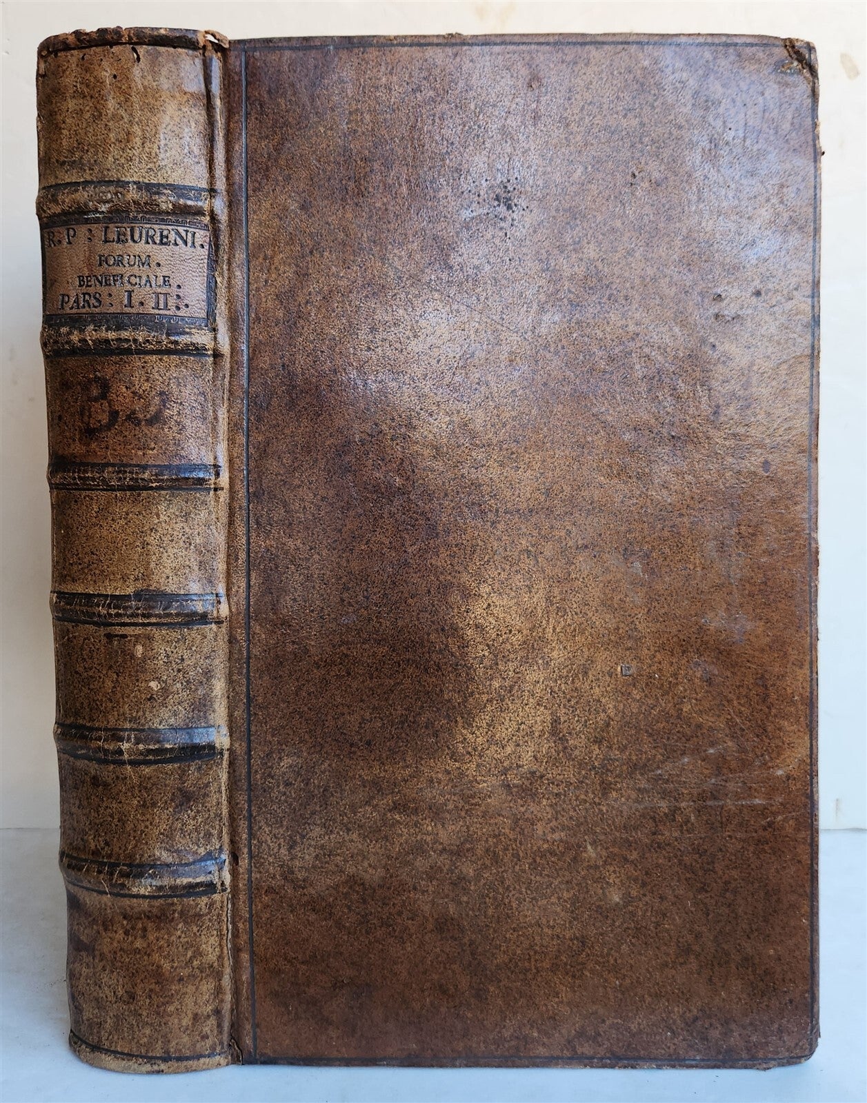 1735 CANON LAW BOOK Forum beneficiale sive quaestiones & responsa ANTIQUE