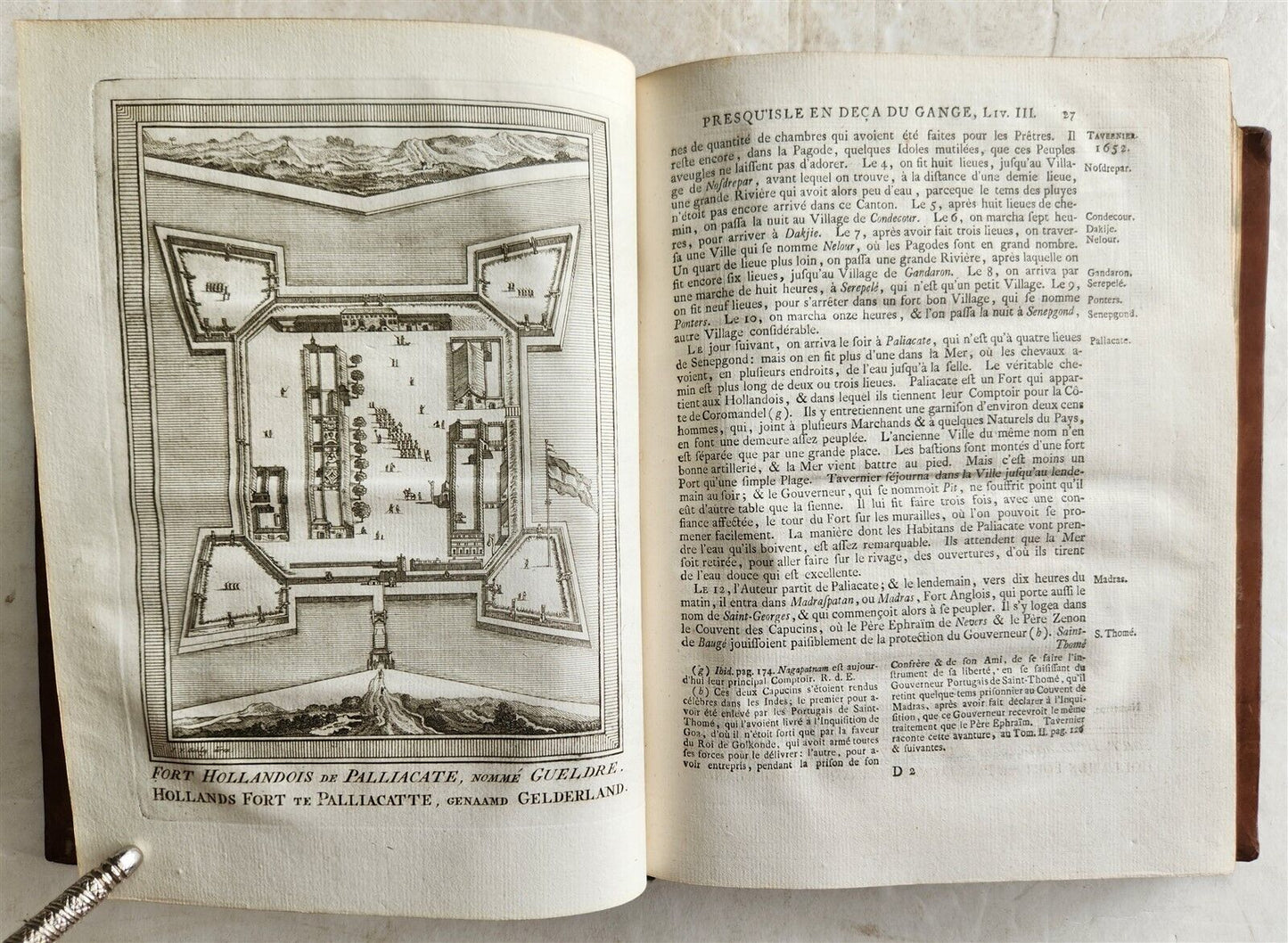 1755 TRAVELS TO INDIA antique Histoire generale des voyages vol. 13 ILLUSTRATED