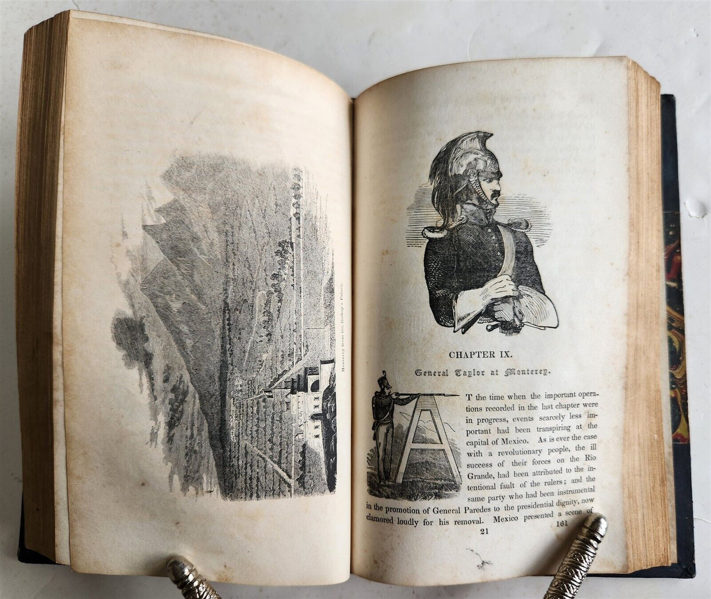 1847 LIFE of MAJOR GENERAL ZACHARY TAYLOR by JOHN FROST antique AMERICANA