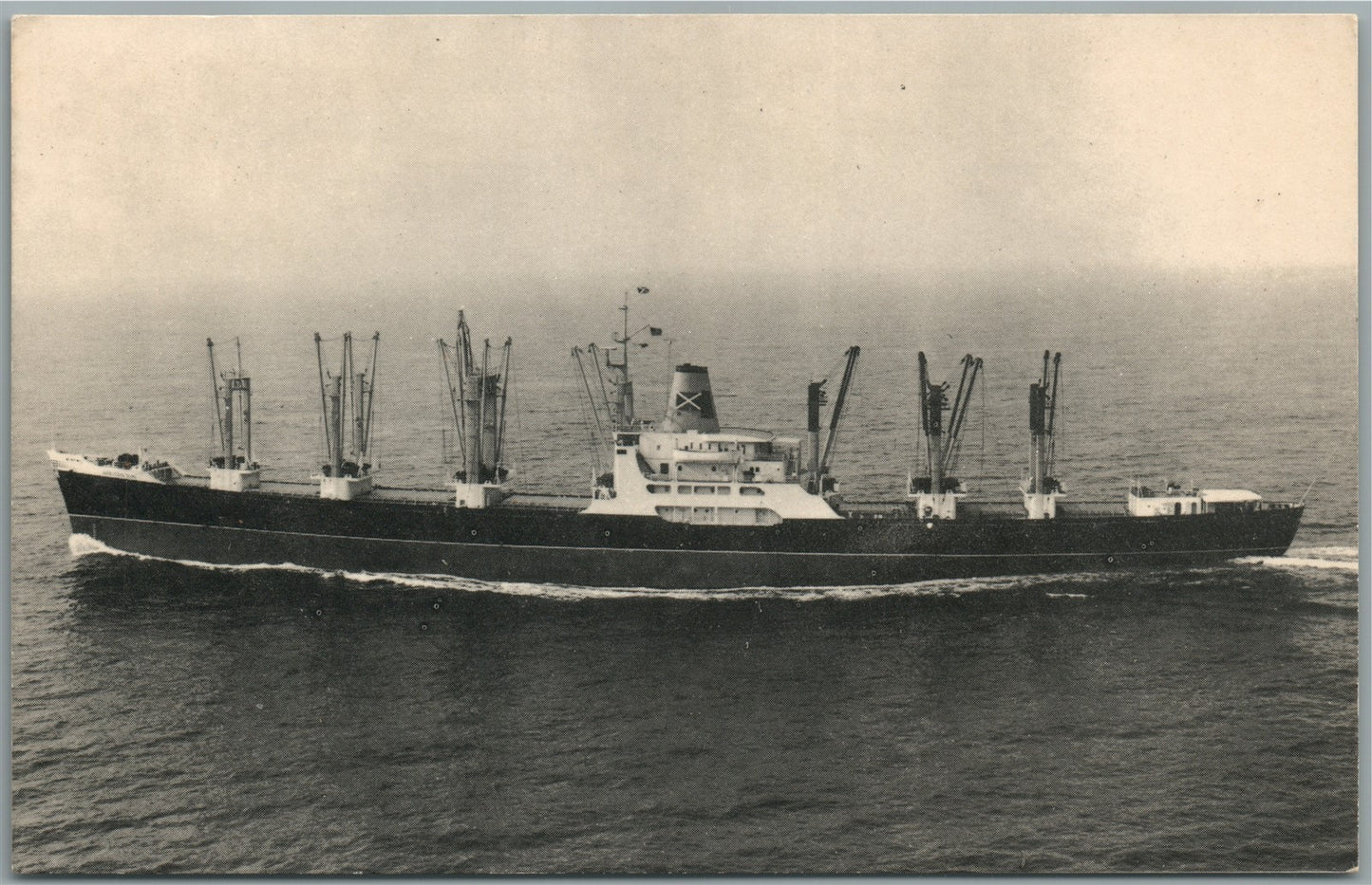 SS AFRICAN SUN FARREL LINE SISTER SHIP VINTAGE REAL PHOTO POSTCARD RPPC