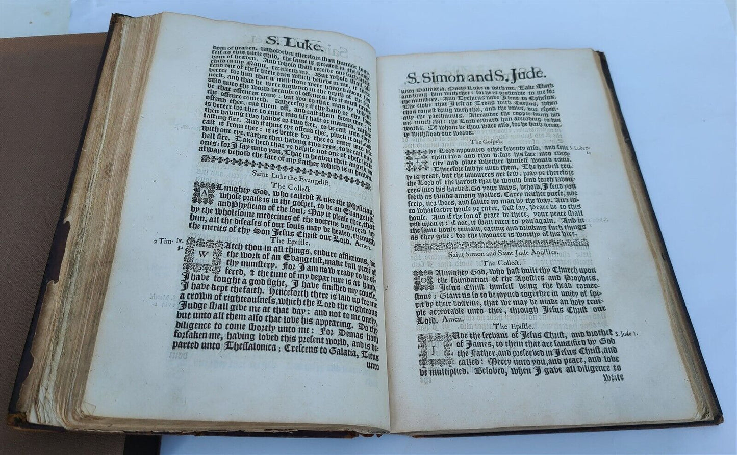 1669 BOOK of COMMON PRAYER w/ 1672 PSALTER antique FOLIO in ENGLISH rare