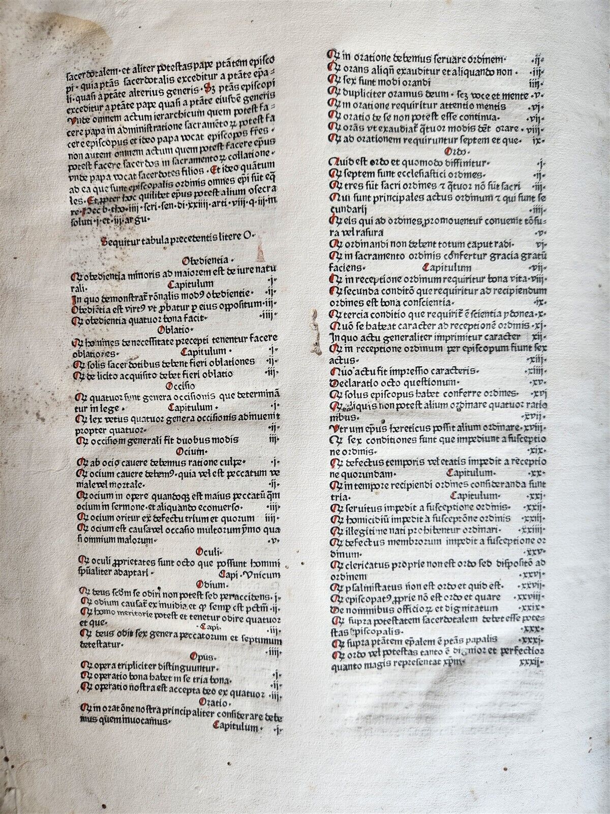 1470s INCUNABULA AMAZING 3 VOLUMES FOLIO SET antique INCUNABLE Pantheologia