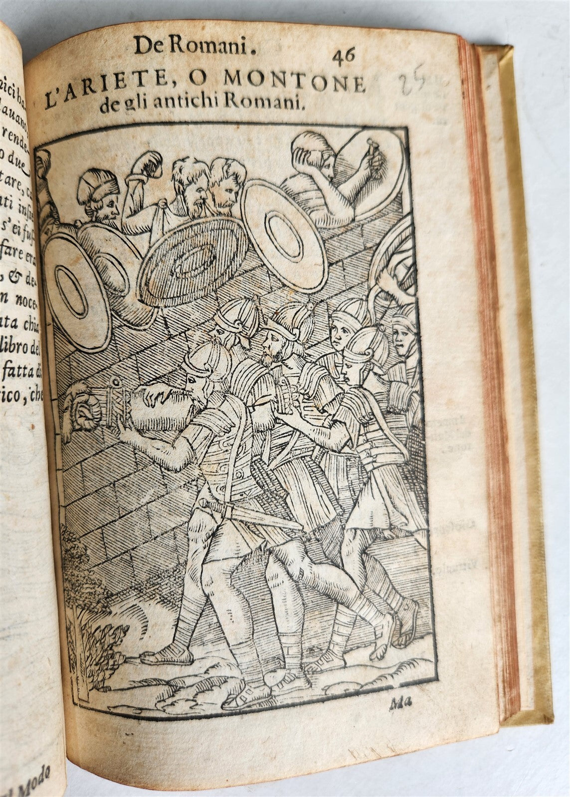 1583 TURKISH & ROMAN MILITARY antique ILLUSTRATED OTTOMAN EMPIRE vellum binding