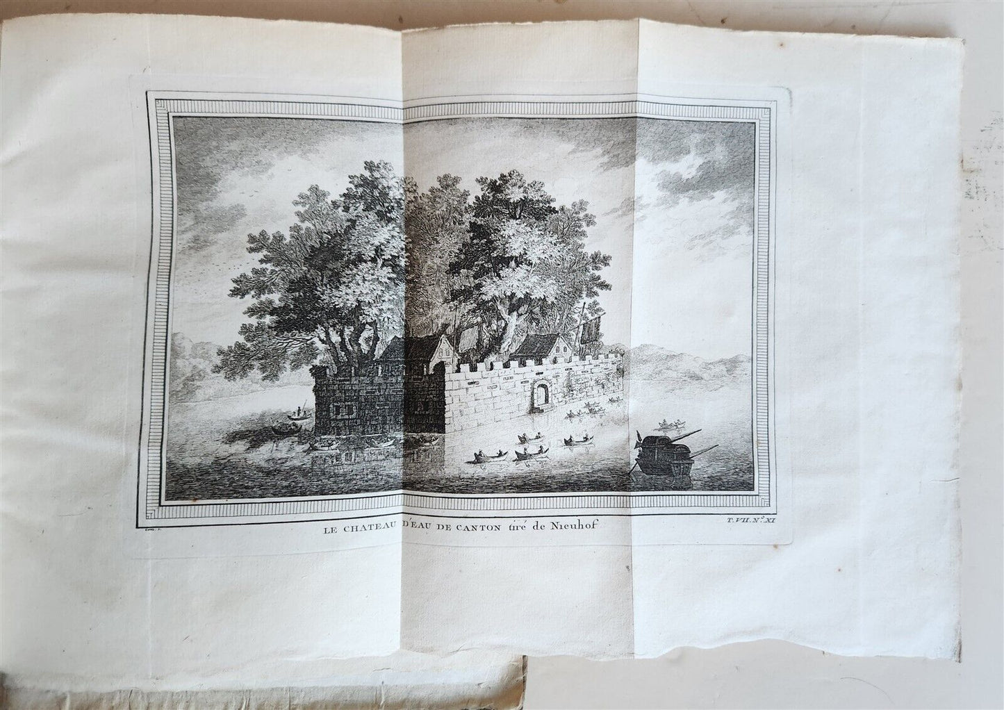 1749 HISTORY of VOYAGES by Prevost antique ILLUSTRATED JORNEY to CHINA & TIBET