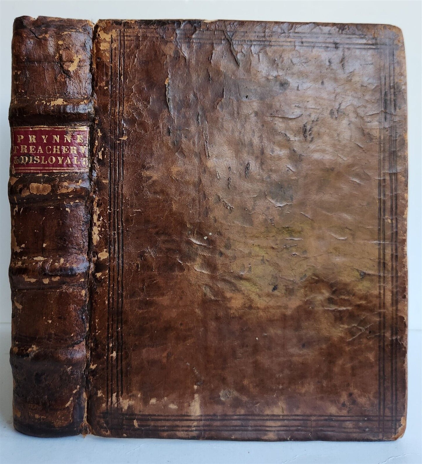 1643 TREACHERY & DISLOYALTY of PAPISTS to THEIR SOVEREIGNES antique in ENGLISH