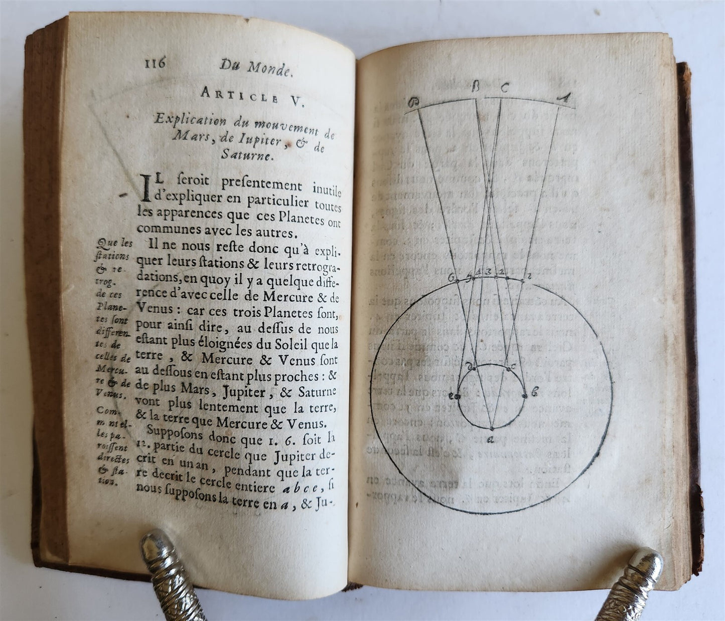1675 SYSTEM of the WORLD ILLUSTRATED antique cosmologies of Ptolemy & Copernicus
