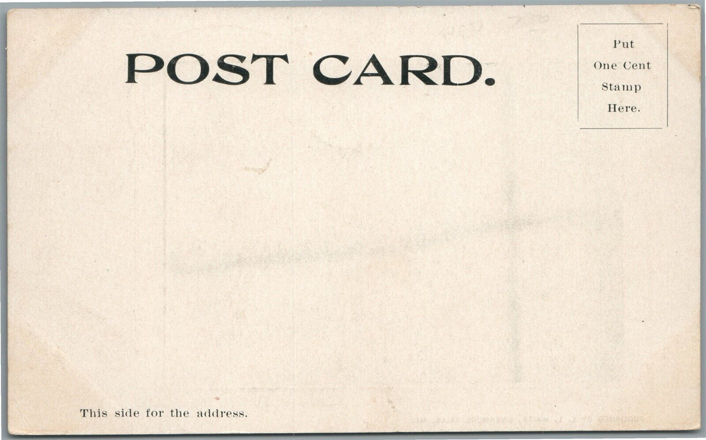 LIVERMORE FALLS ME MAIN STREET ANTIQUE POSTCARD