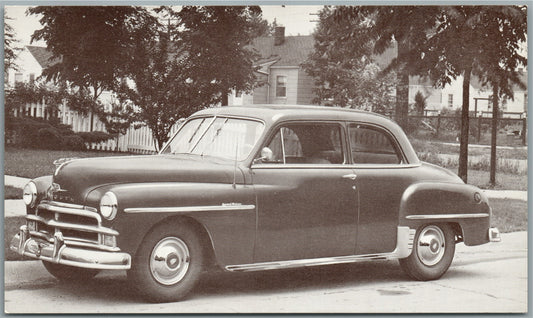 1950 PLYMOUTH SPEC. DELUXE VINTAGE POSTCARD